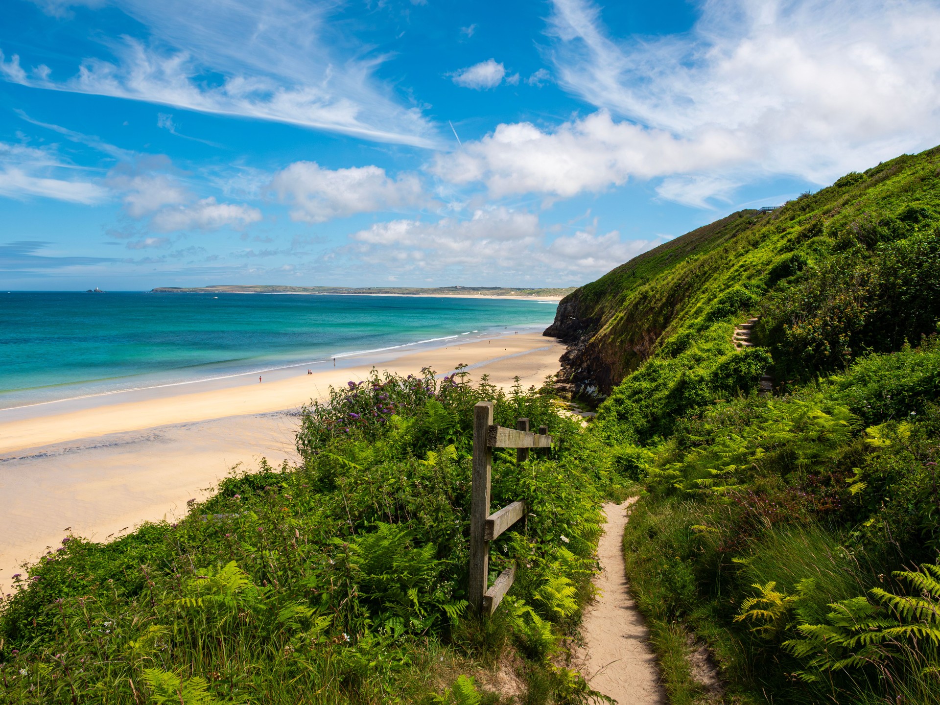 Coastal pathway in Cornwall